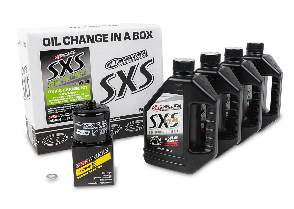 Amsoil 10W40 Oil Change Kit for KRX 1000